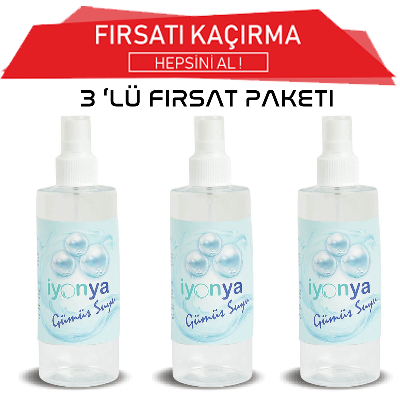 Gümüş Suyu 250 ml 3lü fırsat paketi