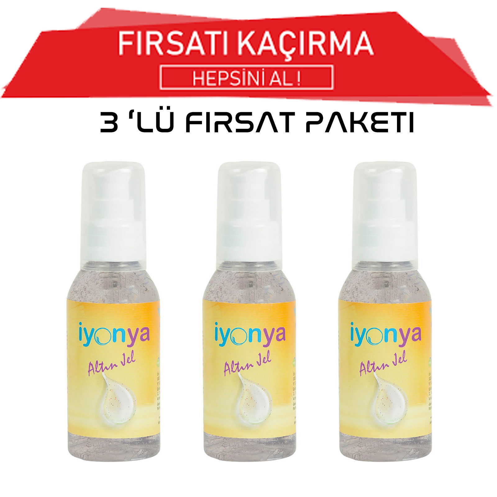 İyonya Altın Jel 100ML Kampanya 3AL 2ÖDE