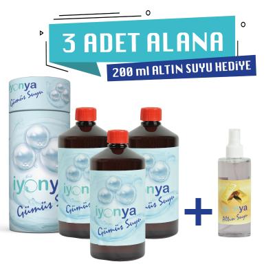 3Lt Gümüş Suyu 250ml Altın Suyu Hediye
