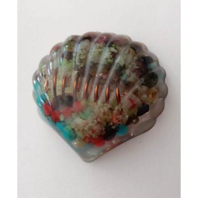 Orgonit Fosforlu İstiridye Kolye Zincirli